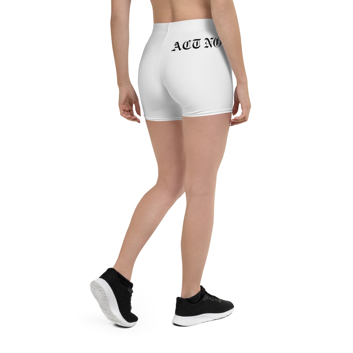 "ACT NORMAL" WOMENS GYM SHORTS